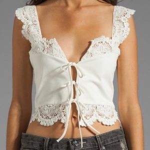 NWOT Stone Cold Fox white top